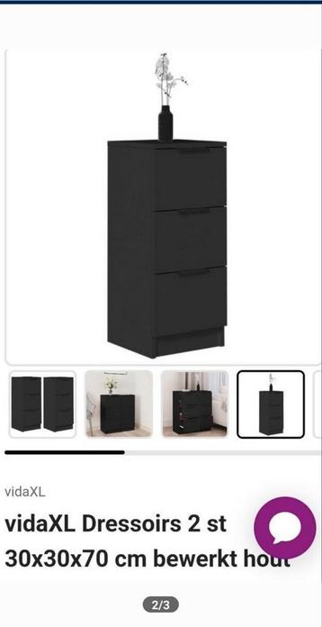 3 x Ladekast van VidaXL  70 x 30 x 30 cm beschikbaar voor biedingen