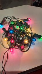 Vintage kerstverlichting gekleurde lampjes, Diversen, Kerst, Ophalen of Verzenden