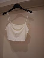 Croptop wit, Kleding | Dames, Topjes, Wit, Maat 42/44 (L), Ophalen of Verzenden, Zo goed als nieuw