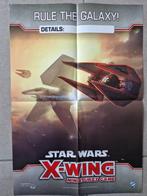 Star Wars X-Wing TIE Interceptor en Shuttle Poster FFG E, Hobby en Vrije tijd, Ophalen of Verzenden, Zo goed als nieuw, FFG