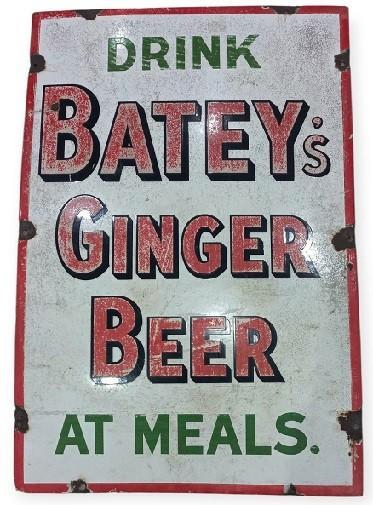 emaille reclamebord Batey's., Verzamelen, Merken en Reclamevoorwerpen, Gebruikt, Reclamebord, Ophalen