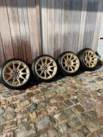 AXE EX8 concave velgen met banden goud 15 inch, Auto-onderdelen, Banden en Velgen, Ophalen, Gebruikt, 15 inch, Banden en Velgen