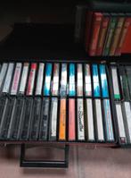 lot de cassettes audio+boites de rangement, Enlèvement, Utilisé