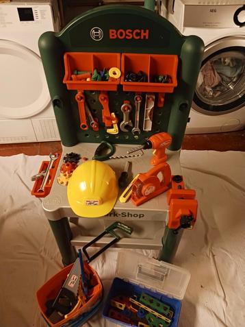 Bosh werktafel met verschillende toebehoren, Kinderen en Baby's, Ophalen, Gebruikt
