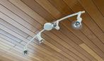 Plafondlamp met 4 richtbare spots, Ophalen, Zo goed als nieuw, Glas, Plafondlampen