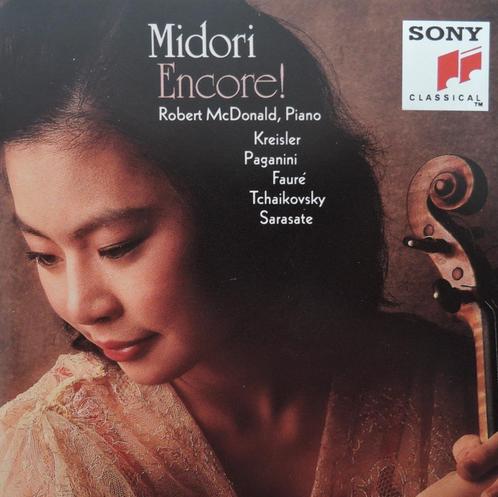 Midori / Encore! - SONY - 1992 - DDD, Cd's en Dvd's, Cd's | Klassiek, Zo goed als nieuw, Kamermuziek, Ophalen of Verzenden