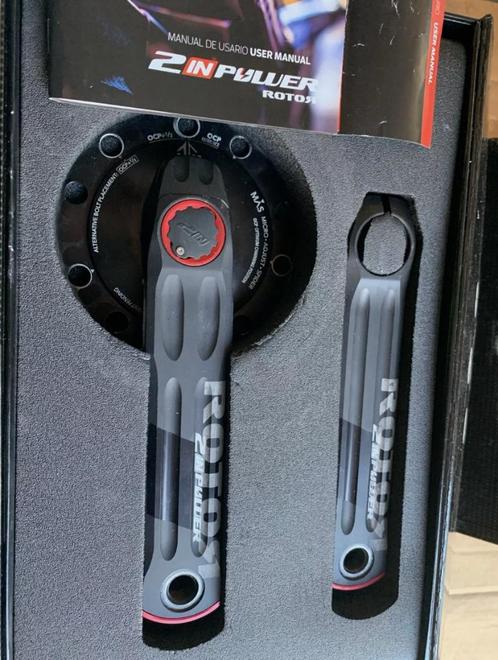 Rotor 2in power meter 110bcd with chainrings, Fietsen en Brommers, Fietsonderdelen, Zo goed als nieuw, Algemeen, Overige typen