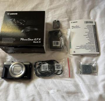 Canon powershot G7x mark III beschikbaar voor biedingen