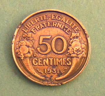 France 50 centimes 1931 beschikbaar voor biedingen