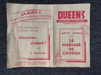 oud programma Queen's (Ixelles), Envoi