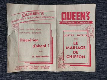 oud programma Queen's (Ixelles)