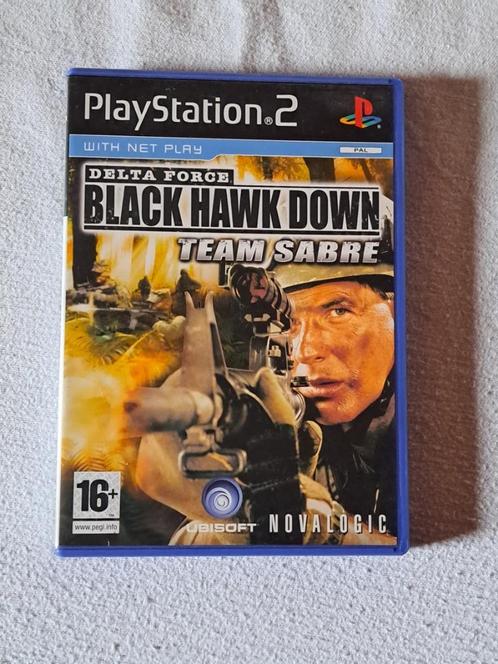 Delta force black hawk down team sabre, Consoles de jeu & Jeux vidéo, Jeux | Sony PlayStation 2, Enlèvement ou Envoi