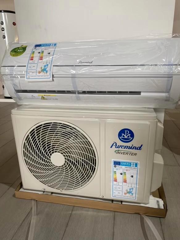 Nieuwe Airco – Inverter Split Unit PUREMIND / GREE, Elektronische apparatuur, Airco's, Zo goed als nieuw, Afstandsbediening, Ophalen of Verzenden