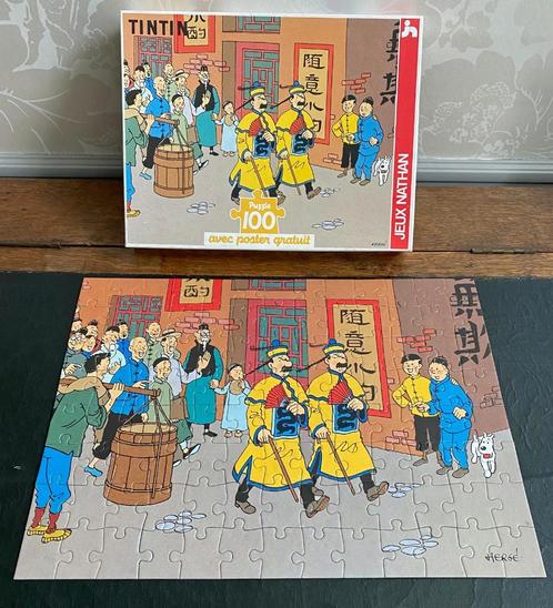Puzzle Tintin   « Le Lotus bleu », Collections, Personnages de BD, Utilisé, Tintin, Enlèvement ou Envoi