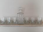 Glazenset met karaf whisky, Ophalen