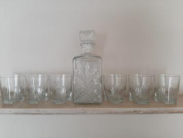 Glazenset met karaf whisky, Enlèvement