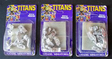 EPIC WH40K Predator Trio Pack 2 (3 Citadel Blisters 1991) beschikbaar voor biedingen