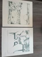 2 zeer mooie litho’s Paul De Cocker, Antiek en Kunst, Ophalen