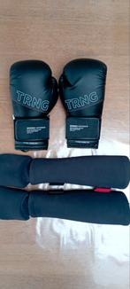 Bokshandschoenen + been/voetbescherming, Sport en Fitness, Maat L, Ophalen, Gebruikt