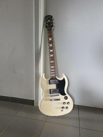 Epiphone SG 2007 white, Enlèvement, Comme neuf, Epiphone