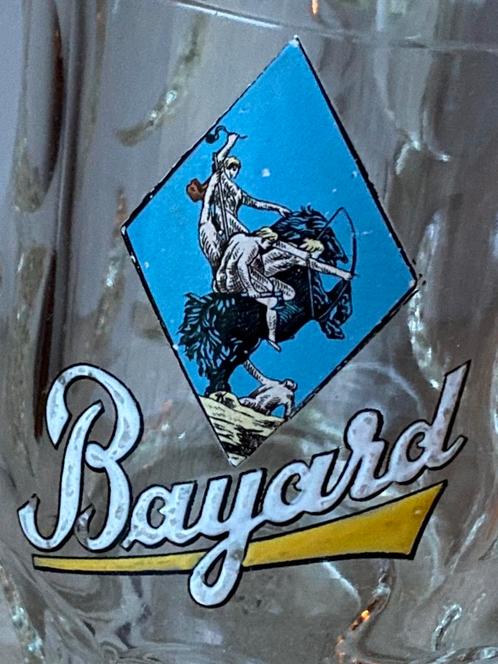 Oud emaille glas brouwerij Bayard te Dendermonde, Collections, Marques de bière, Enlèvement ou Envoi