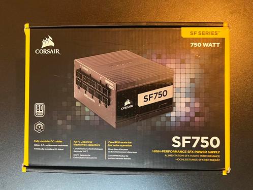 Corsair SF750 voeding, Computers en Software, Interne voedingen, Zo goed als nieuw, Ophalen of Verzenden