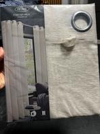 Vitrage Gordijnen . Creme / Beige/ Toupe. 135x260, Ophalen, Zo goed als nieuw, Beige
