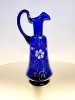 Art Nouveau karaf, Legras, kobalt blauw karafje, Montjoye, f, Antiek en Kunst, Ophalen of Verzenden