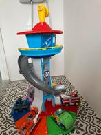 Paw patrol toren incl. 6 voertuigen + pups, Ophalen, Gebruikt