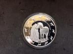 2015 Benin - Zebra - 1 oz silver, Ophalen of Verzenden, Zilver