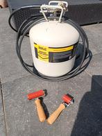 EPDM professionele lijm met pistool en rollers, Doe-het-zelf en Bouw, Ophalen, Zo goed als nieuw