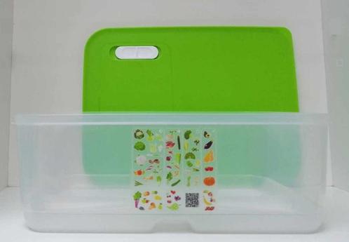 Tupperware « VentSmart » Boite à Légume - 9,9 Litre, Maison & Meubles, Cuisine| Tupperware, Boîte, Vert, Blanc, Enlèvement ou Envoi