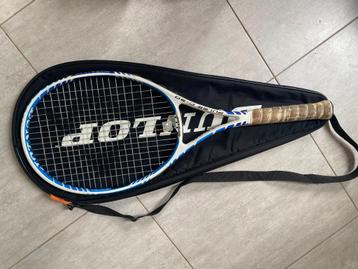 Raquette de tennis ainsi que son petit sac Dunlop, Enlèvement ou Envoi, Comme neuf, Raquette, Dunlop
