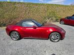 Mazda MX-5 1.5i Skyactiv-G Exclusive Line, Auto's, Mazda, Zwart, Cabriolet, Navigatiesysteem, 130 pk