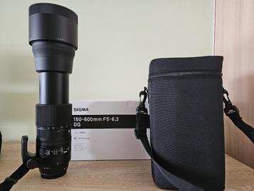 OBJECTIF SIGMA 150-600 F5-6.3 contemporary monture EF CANON