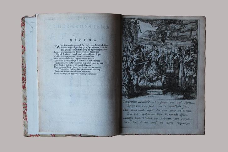 (1647) De Amsterdamsche Hecuba - Joost van den Vondel, Antiek en Kunst, Antiek | Boeken en Manuscripten, Verzenden