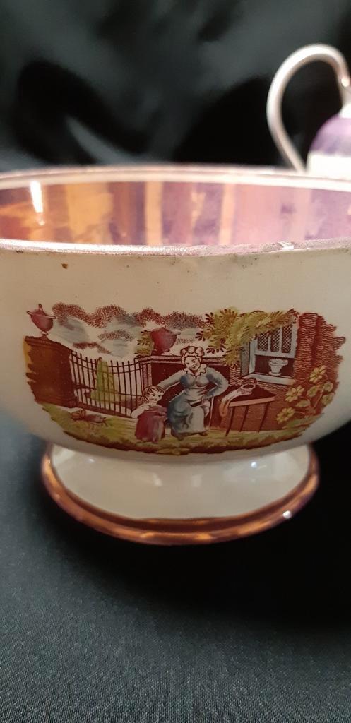 Origineel vintage theeservies uit de jaren 1900, Antiek en Kunst, Antiek | Porselein, Ophalen