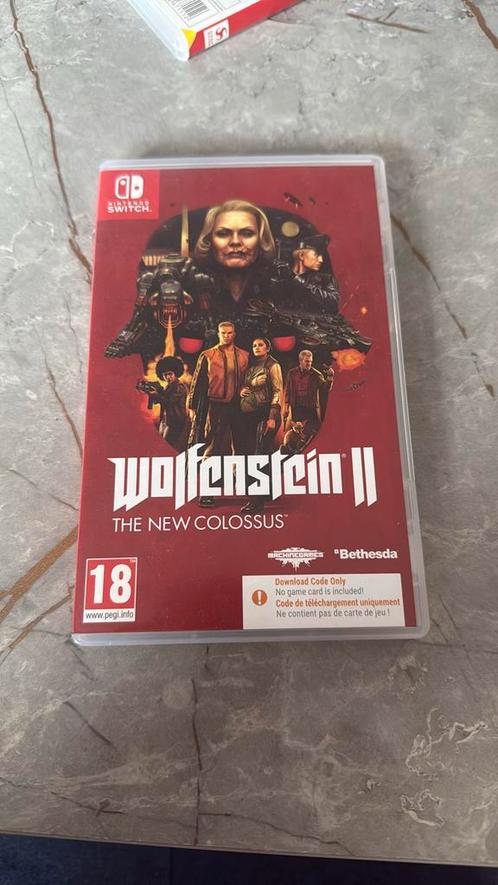 Wolfenstein II, Games en Spelcomputers, Games | Nintendo Switch, Nieuw, Overige genres, Vanaf 18 jaar, Ophalen of Verzenden