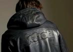 VESTE SCOOT CUIR noir VACHETTE  AVEC CAPUCHE, Ophalen, Maat 52/54 (L), Zwart, Zo goed als nieuw