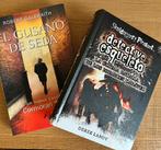 2 Spaanse thrillers: Robert Galbraith, Derek Landy, Ophalen of Verzenden, Zo goed als nieuw