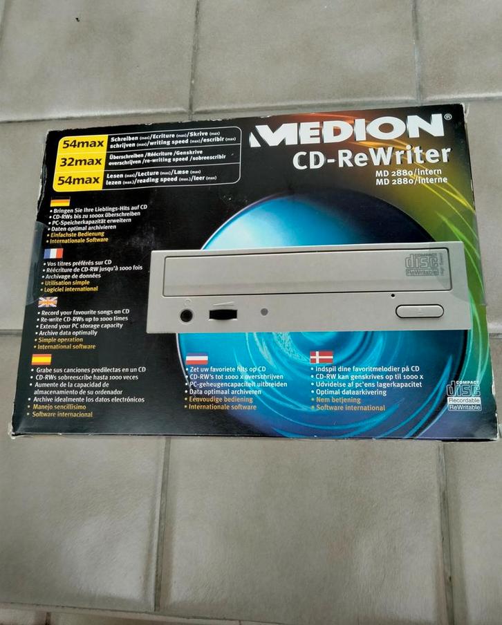CD-Re Writer Medion, Computers en Software, Optische drives, Nieuw, Cd, Ophalen of Verzenden