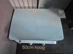 Kindertafel blauw met 1 stoel, Ophalen, Zo goed als nieuw
