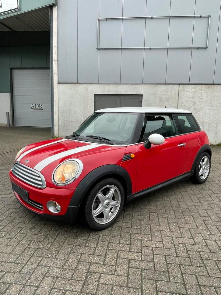 Mini cooper one, Auto's, Mini, Particulier, Te koop, One, Benzine, Euro 4, Coupé, 3 deurs, Handgeschakeld, Rood, Leder en Stof