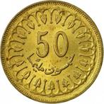Tunesië Republiek Tunesië (1960 - 2021) 50 millimes 1983, Postzegels en Munten, Munten | Afrika, Ophalen of Verzenden, Losse munt