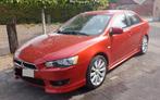 Mitsubishi Lancer CVT Intense 1.8, Auto's, Mitsubishi, 4 deurs, Zwart, 4 cilinders, Leder