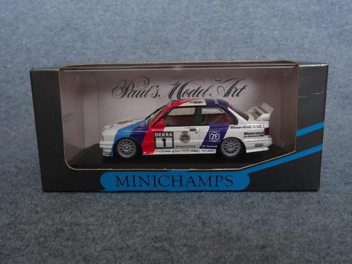 BMW E30 M3 DTM 1990 #1 Roberto Ravaglia Minichamps 1:43 OVP, Hobby en Vrije tijd, Modelauto's | 1:43, Gebruikt, Auto, MiniChamps
