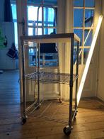 Trolley de qualité bois/métal, Maison & Meubles, Enlèvement ou Envoi, Comme neuf