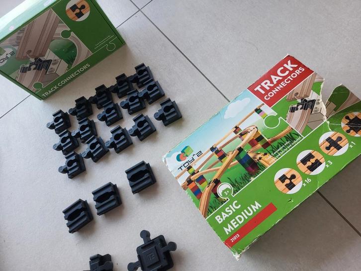 Brio Duplo Track connectors 21 stuks, Verzamelen, Supermarktacties, Ophalen