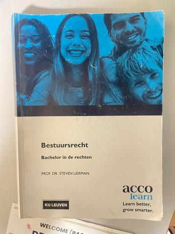Bestuursrecht - 1ste bach rechten Leuven beschikbaar voor biedingen