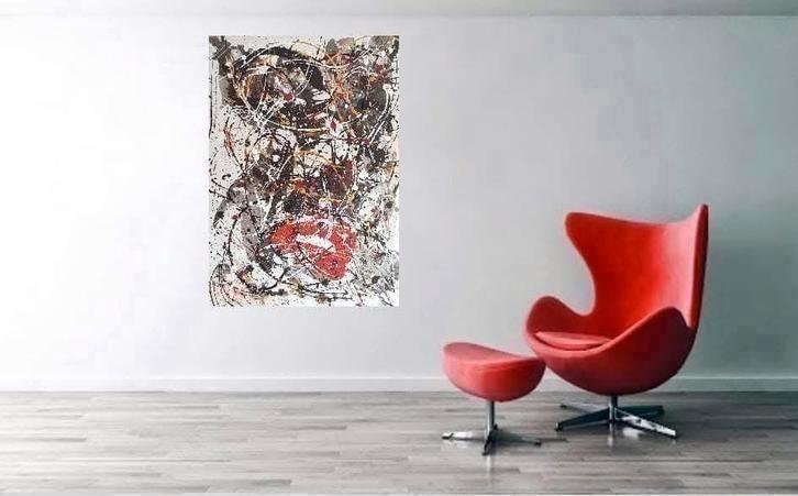 She love me, Antiek en Kunst, Kunst | Schilderijen | Abstract, Ophalen